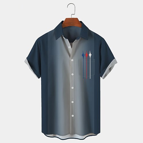 Per uomo Camicia Camicia da bowling Camicia con bottoni Camicia estiva Maglietta informale Blu Manica corta Gradiente Stampe astratte Collo ripiegabile Giornaliero Da mare Tasca frontale Abbigliamento
Per uomo Camicia Camicia da bowling Camicia con bottoni Camicia estiva Maglietta informale Blu Manica corta Gradiente Stampe astratte Collo ripiegabile Giornaliero Da mare Tasca frontale Abbigliamento