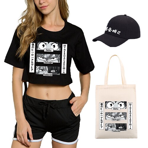 My Hero Academia Boko No Hero Couverture Katsuki Bakugo Manches Ajustées Shorts Casquette de Baseball Imprime Art graphique Sac Short Chapeau Pour Femme Adulte Estampage à chaud 100 % Polyester
My Hero Academia Boko No Hero Couverture Katsuki Bakugo Manches Ajustées Shorts Casquette de Baseball Imprime Art graphique Sac Short Chapeau Pour Femme Adulte Estampage à chaud 100 % Polyester