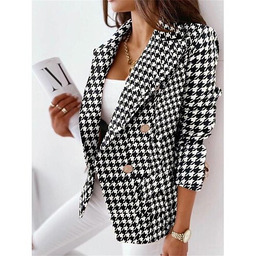 Dame Blazer Kontor Arbeid Dagligdagstøy Vår Høst Normal Frakk Normal Hold Varm Vindtett Pustende Stilfull Moderne Moderne Stil Jakker Langermet Helfarge Leopardprint Trykt mønster Leopard Svart Rosa
Dame Blazer Kontor Arbeid Dagligdagstøy Vår Høst Normal Frakk Normal Hold Varm Vindtett Pustende Stilfull Moderne Moderne Stil Jakker Langermet Helfarge Leopardprint Trykt mønster Leopard Svart Rosa