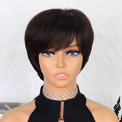Parrucche sintetiche Diritto naturale Bob corto A macchina Parrucca 8 Marrone scuro Capelli sintetici Per donna Marrone
Parrucche sintetiche Diritto naturale Bob corto A macchina Parrucca 8 Marrone scuro Capelli sintetici Per donna Marrone