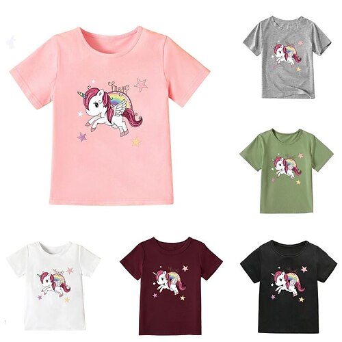 maglietta delle ragazze dei capretti manica corta stampa a caldo fumetto unicorno lettera cotone rosso bambini top estate basic carino outdoor regular fit 2-8 anni
maglietta delle ragazze dei capretti manica corta stampa a caldo fumetto unicorno lettera cotone rosso bambini top estate basic carino outdoor regular fit 2-8 anni