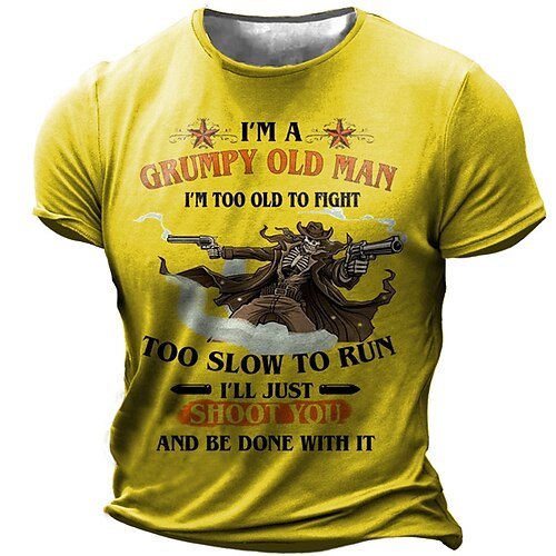 Herre T-shirt Grafisk Dødningehoveder Skelet Rund hals Tøj 3D-udskrivning udendørs Daglig Kortærmet Trykt mønster Mode Designer Årgang
Herre T-shirt Grafisk Dødningehoveder Skelet Rund hals Tøj 3D-udskrivning udendørs Daglig Kortærmet Trykt mønster Mode Designer Årgang