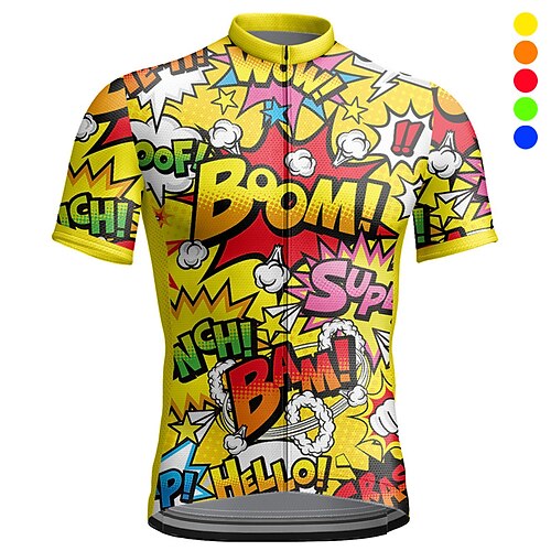 21Grams Per uomo Maglia da ciclismo Manica corta Bicicletta Superiore con 3 tasche posteriori Ciclismo da montagna Cicismo su strada Traspirante Traspirazione umidità Asciugatura rapida Strisce
21Grams Per uomo Maglia da ciclismo Manica corta Bicicletta Superiore con 3 tasche posteriori Ciclismo da montagna Cicismo su strada Traspirante Traspirazione umidità Asciugatura rapida Strisce