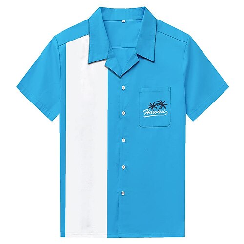 Per uomo Camicia Camicia da bowling Camicia con bottoni Camicia estiva Maglietta informale Blu Maniche corte Color Block Albero Stampe astratte Bavero Strada Da mare Tasche Abbigliamento Di tendenza
Per uomo Camicia Camicia da bowling Camicia con bottoni Camicia estiva Maglietta informale Blu Maniche corte Color Block Albero Stampe astratte Bavero Strada Da mare Tasche Abbigliamento Di tendenza