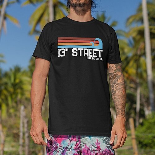 Per uomo maglietta Magliette grafiche Camicia fresca Stampe astratte stampa di lettere All'aperto Girocollo Stampa a caldo Strada Da mare Maniche corte Stampa Abbigliamento Di tendenza Originale
Per uomo maglietta Magliette grafiche Camicia fresca Stampe astratte stampa di lettere All'aperto Girocollo Stampa a caldo Strada Da mare Maniche corte Stampa Abbigliamento Di tendenza Originale