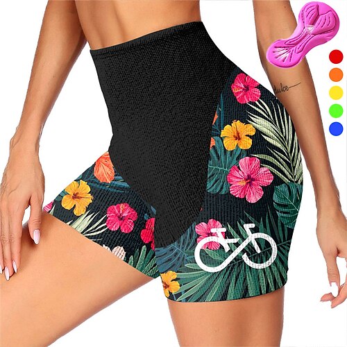 21Grams Dame Cykelshorts Cykel Forede shorts Underdele Bjerg Cykling Vej Cykling Sport Grafisk Blomster botanik 3D Måtte Åndbart Svedtransporende Hurtigtørrende Lilla Lys pink Spandex Tøj Cykeltøj
21Grams Dame Cykelshorts Cykel Forede shorts Underdele Bjerg Cykling Vej Cykling Sport Grafisk Blomster botanik 3D Måtte Åndbart Svedtransporende Hurtigtørrende Lilla Lys pink Spandex Tøj Cykeltøj