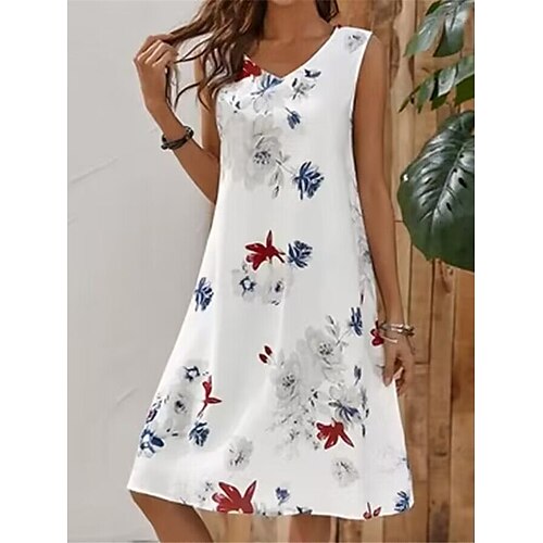 Dame Afslappet påklædning Sommerkjole Tank Top Kjole Blad Blomstret Trykt mønster V-hals Midikjole Aktiv Mode udendørs Daglig Uden ærmer Løstsiddende Hvid Grøn Sommer Forår S M L XL XXL
Dame Afslappet påklædning Sommerkjole Tank Top Kjole Blad Blomstret Trykt mønster V-hals Midikjole Aktiv Mode udendørs Daglig Uden ærmer Løstsiddende Hvid Grøn Sommer Forår S M L XL XXL