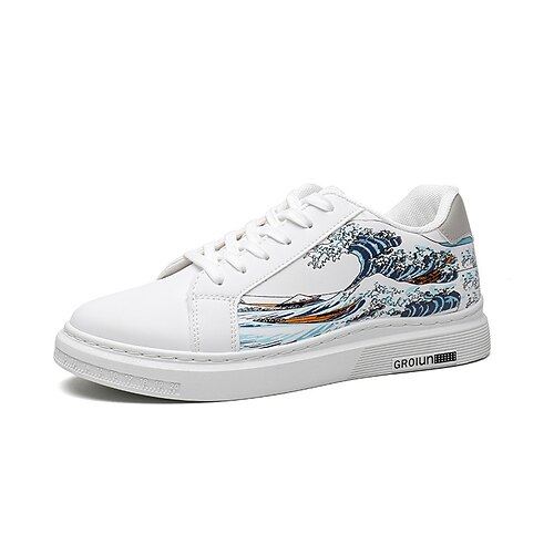Per uomo Scarpe da ginnastica Sneakers con plateau Informale Esterno Giornaliero Footing PU Traspirante chiaro di luna Nero Bianco Estate Primavera
Per uomo Scarpe da ginnastica Sneakers con plateau Informale Esterno Giornaliero Footing PU Traspirante chiaro di luna Nero Bianco Estate Primavera