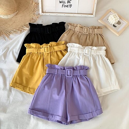 Bambino (1-4 anni) Da ragazza Pantaloncini Tinta unica Attivo Esterno 3-7 anni Estate Nero Bianco Giallo
Bambino (1-4 anni) Da ragazza Pantaloncini Tinta unica Attivo Esterno 3-7 anni Estate Nero Bianco Giallo