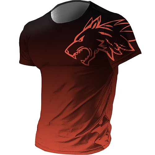 Herre T-shirt T-Shirts Grafisk Dyr Hældning Rund hals Tøj 3D-udskrivning udendørs Afslappet Kortærmet Trykt mønster Mode Designer Årgang
Herre T-shirt T-Shirts Grafisk Dyr Hældning Rund hals Tøj 3D-udskrivning udendørs Afslappet Kortærmet Trykt mønster Mode Designer Årgang