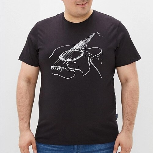 Herre Plusstørrelser Store Høje T-shirt T-Shirts Rund Hals Sort Kort Ærme udendørs I-byen-tøj Trykt mønster Grafiske tryk Tøj Bomuldsblanding Gade Stilfuld Afslappet
Herre Plusstørrelser Store Høje T-shirt T-Shirts Rund Hals Sort Kort Ærme udendørs I-byen-tøj Trykt mønster Grafiske tryk Tøj Bomuldsblanding Gade Stilfuld Afslappet
