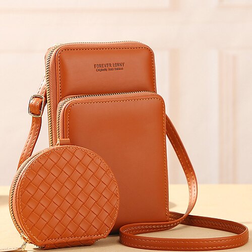 Per donna Borsa a tracolla Insieme della borsa Portamonete Sacchetto del telefono mobile Portafoglio porta carte di credito pelle sintetica 2 pezzi Giornaliero Per eventi Cerniera Regolabile
Per donna Borsa a tracolla Insieme della borsa Portamonete Sacchetto del telefono mobile Portafoglio porta carte di credito pelle sintetica 2 pezzi Giornaliero Per eventi Cerniera Regolabile