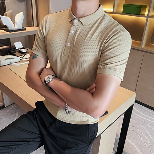 Herre POLO T-skjorte Golf skjorte utendørs Daglig Aftæpning Kort Erme Stilfull Fritid عادي Knapp Sommer Slank Fasong Svart Hvit Gul Kakifarget POLO T-skjorte
Herre POLO T-skjorte Golf skjorte utendørs Daglig Aftæpning Kort Erme Stilfull Fritid عادي Knapp Sommer Slank Fasong Svart Hvit Gul Kakifarget POLO T-skjorte