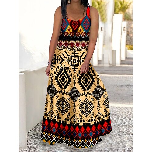 Per donna Plus Size Abito casual Vestito svasato Abito con bretelline Pop art Abito lungo Abito lungo Senza maniche Stampa Con bretelline Romantico Giornaliero Giallo Rosso Estate Primavera L XL XXL
Per donna Plus Size Abito casual Vestito svasato Abito con bretelline Pop art Abito lungo Abito lungo Senza maniche Stampa Con bretelline Romantico Giornaliero Giallo Rosso Estate Primavera L XL XXL