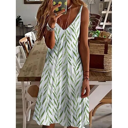 Dame Afslappet påklædning Sommerkjole Slip kjole Blad Trykt mønster Med stropper Mini kjole Mode Gade udendørs Daglig Uden ærmer Regulær Grøn Sommer Forår S M L XL XXL
Dame Afslappet påklædning Sommerkjole Slip kjole Blad Trykt mønster Med stropper Mini kjole Mode Gade udendørs Daglig Uden ærmer Regulær Grøn Sommer Forår S M L XL XXL