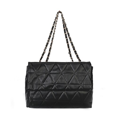 Dame Crossbody taske PU Læder Daglig Ferie Kæde Stor kapacitet Helfarve Sort
Dame Crossbody taske PU Læder Daglig Ferie Kæde Stor kapacitet Helfarve Sort