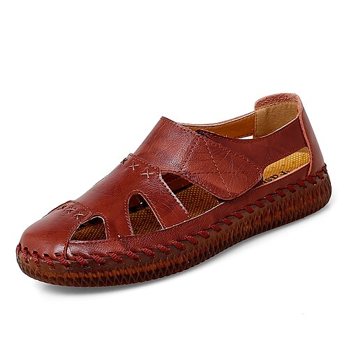 Herre Sko Sandaler Retro Penny Loafers Fritid Daglig Gange Elastisk stoff Pustende Rødbrun Svart Kakifarget Sommer Vår
Herre Sko Sandaler Retro Penny Loafers Fritid Daglig Gange Elastisk stoff Pustende Rødbrun Svart Kakifarget Sommer Vår