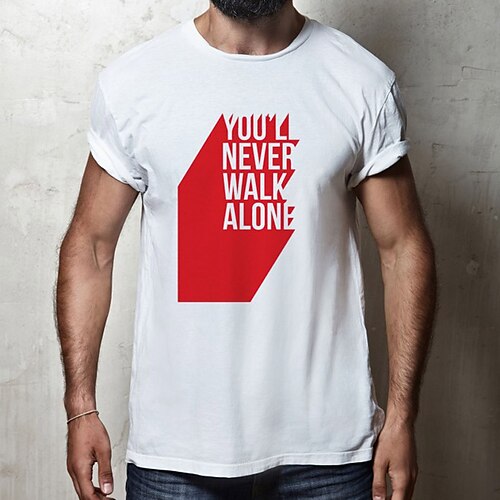 Herre Plusstørrelser Store Høje T-shirt T-Shirts Rund Hals Hvid Kort Ærme udendørs I-byen-tøj Trykt mønster Bogstaver Tøj Bomuldsblanding Gade Stilfuld Afslappet
Herre Plusstørrelser Store Høje T-shirt T-Shirts Rund Hals Hvid Kort Ærme udendørs I-byen-tøj Trykt mønster Bogstaver Tøj Bomuldsblanding Gade Stilfuld Afslappet