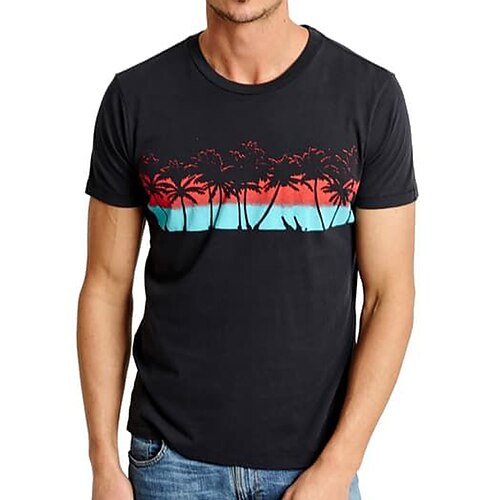 Herre Plusstørrelser Store Høje T-shirt T-Shirts Rund Hals Sort Kort Ærme udendørs I-byen-tøj Trykt mønster Kokos palme Tøj Bomuldsblanding Gade Stilfuld Afslappet
Herre Plusstørrelser Store Høje T-shirt T-Shirts Rund Hals Sort Kort Ærme udendørs I-byen-tøj Trykt mønster Kokos palme Tøj Bomuldsblanding Gade Stilfuld Afslappet
