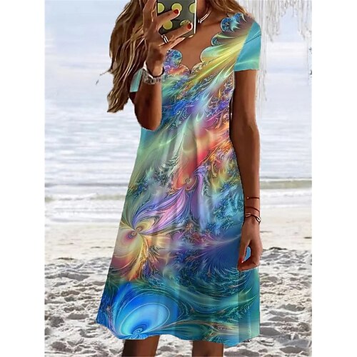 Per donna Vestito casual Prendisole Abito estivo Ambra Stampa Collo smerlato Mini abito Attivo Di tendenza Esterno Giornaliero Manica corta Standard Arcobaleno Estate Primavera S M L XL XXL
Per donna Vestito casual Prendisole Abito estivo Ambra Stampa Collo smerlato Mini abito Attivo Di tendenza Esterno Giornaliero Manica corta Standard Arcobaleno Estate Primavera S M L XL XXL