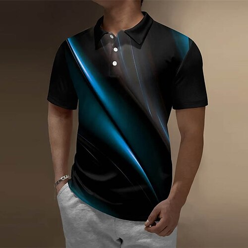 Per uomo POLO Camicia da golf Golf Stampe astratte Lineare Collo ripiegabile Blu Esterno Strada Maniche corte Bottone giù Stampa Abbigliamento Sportivo Di tendenza Streetwear Originale
Per uomo POLO Camicia da golf Golf Stampe astratte Lineare Collo ripiegabile Blu Esterno Strada Maniche corte Bottone giù Stampa Abbigliamento Sportivo Di tendenza Streetwear Originale