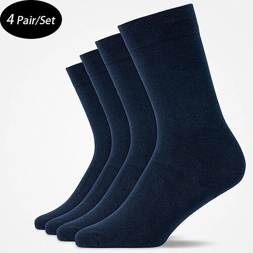 Per uomo 4 accoppiamenti Calzini Squadra di calcio Blu scuro Colore Liscio Esterno Giornaliero Per eventi Medio spessore Quattro stagioni Moda Informale
Per uomo 4 accoppiamenti Calzini Squadra di calcio Blu scuro Colore Liscio Esterno Giornaliero Per eventi Medio spessore Quattro stagioni Moda Informale