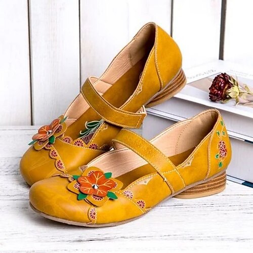 Per donna Slip-On Scarpe comfort Taglie forti Esterno Giornaliero Marcia Estate Floreale Basso Quadrato Punta tonda Vintage Elegante Classico Similpelle Mocassino Floreale Giallo
Per donna Slip-On Scarpe comfort Taglie forti Esterno Giornaliero Marcia Estate Floreale Basso Quadrato Punta tonda Vintage Elegante Classico Similpelle Mocassino Floreale Giallo