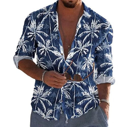 Homens Camisa Social Camisa havaiana Floral Estampas Abstratas Aberto para a Lateral Azul Azul Claro Ao ar livre Rua Manga Longa Botão para baixo Imprimir Roupa Moda Roupa de rua Designer Casual
Homens Camisa Social Camisa havaiana Floral Estampas Abstratas Aberto para a Lateral Azul Azul Claro Ao ar livre Rua Manga Longa Botão para baixo Imprimir Roupa Moda Roupa de rua Designer Casual