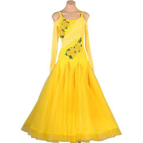 Balli da sala Abito Con diamantini Ricamo Per donna Prestazioni Addestramento Manica lunga Elastene Organza
Balli da sala Abito Con diamantini Ricamo Per donna Prestazioni Addestramento Manica lunga Elastene Organza