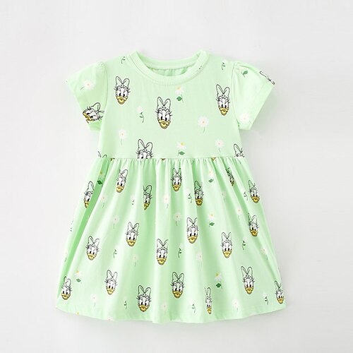 Bambino Da ragazza Vestito Cartoni animati Abito estivo Al ginocchio Vestito Scuola Girocollo Manica corta Adorabile Vestito 3-7 anni Estate Verde
Bambino Da ragazza Vestito Cartoni animati Abito estivo Al ginocchio Vestito Scuola Girocollo Manica corta Adorabile Vestito 3-7 anni Estate Verde