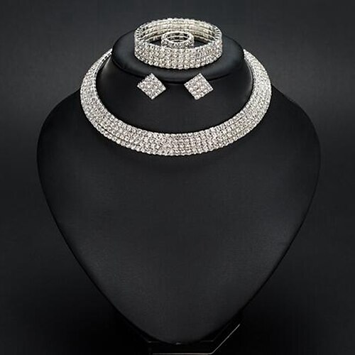 1 pakke Smykke Sæt Brude Smykke sæt For Dame Kvadratisk Zirconium Hvid Bryllup Festival Legering Klassisk
1 pakke Smykke Sæt Brude Smykke sæt For Dame Kvadratisk Zirconium Hvid Bryllup Festival Legering Klassisk