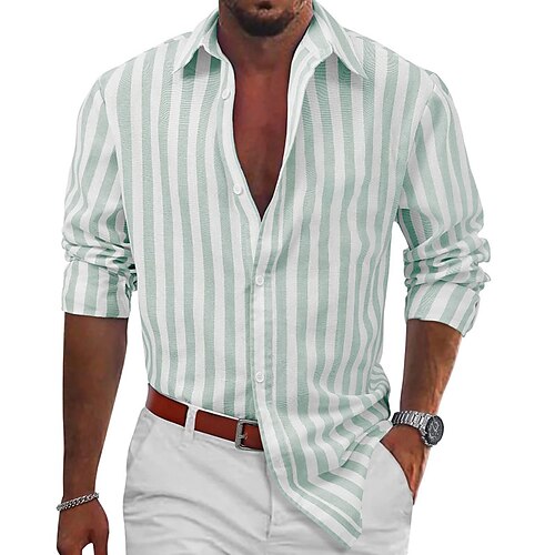 Herren Hemd Knopfhemd Sommerhemd Lässiges Hemd Strandhemd Schwarz Rote Grün Dunkelblau Grau Langarm Gestreift Kargen Strasse Urlaub Tasche Bekleidung Modisch Freizeit Hawaiihemd
Herren Hemd Knopfhemd Sommerhemd Lässiges Hemd Strandhemd Schwarz Rote Grün Dunkelblau Grau Langarm Gestreift Kargen Strasse Urlaub Tasche Bekleidung Modisch Freizeit Hawaiihemd