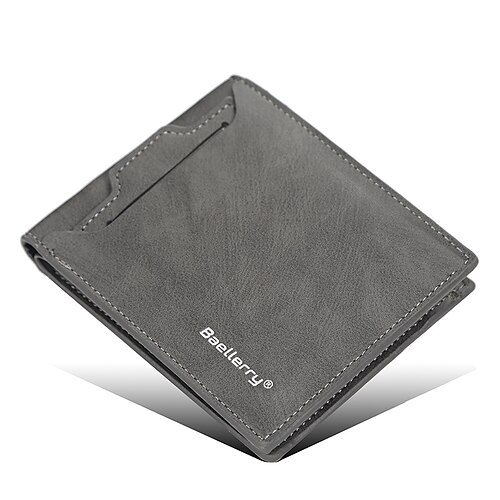 Herre Lommebok Lommebok for kredittkortholder PU lær Daglig Kontor og karriere Inngravert Helfarge Mørkebrun Svart Blå
Herre Lommebok Lommebok for kredittkortholder PU lær Daglig Kontor og karriere Inngravert Helfarge Mørkebrun Svart Blå