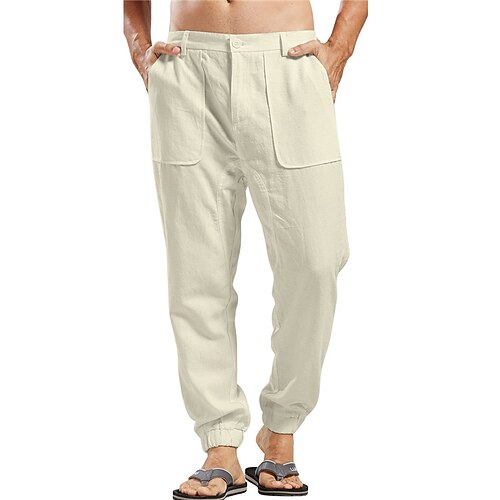 Per uomo Pareggiatore Pantaloni di lino Pantaloni Pantaloni estivi Pantaloni da spiaggia Tasca frontale Liscio Comfort Traspirante Informale Giornaliero Per eventi Misto cotone e lino Di tendenza
Per uomo Pareggiatore Pantaloni di lino Pantaloni Pantaloni estivi Pantaloni da spiaggia Tasca frontale Liscio Comfort Traspirante Informale Giornaliero Per eventi Misto cotone e lino Di tendenza