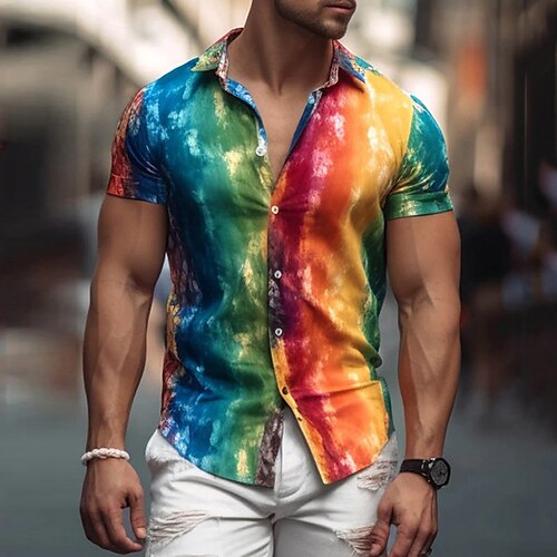 Homens Camisa Social Camisa havaiana Xadrez Tintura Tie Dye Estampas Abstratas Aberto para a Lateral Roxo Verde Ao ar livre Rua Manga Curta Imprimir Roupa Moda Roupa de rua Designer Casual
Homens Camisa Social Camisa havaiana Xadrez Tintura Tie Dye Estampas Abstratas Aberto para a Lateral Roxo Verde Ao ar livre Rua Manga Curta Imprimir Roupa Moda Roupa de rua Designer Casual