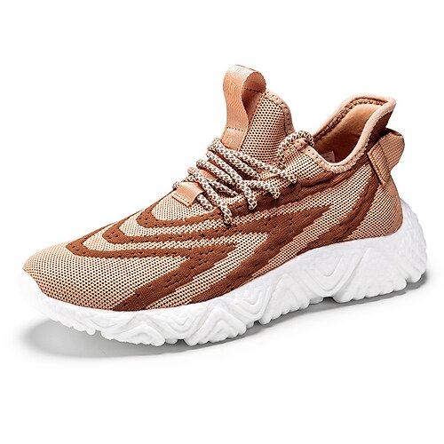 Herre Treningssko Flyknit sko Fritid Daglig Flying Weaving Pustende Svart kaffe Grå Sommer Vår
Herre Treningssko Flyknit sko Fritid Daglig Flying Weaving Pustende Svart kaffe Grå Sommer Vår