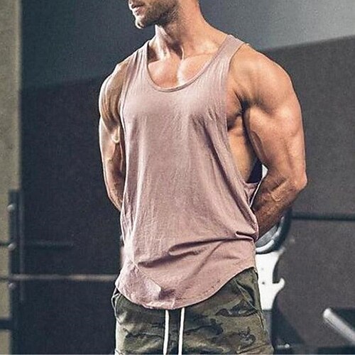 Herre Tanktop Vest Top Underskorte Ærmeløs skjorte Vanlig Rund hals udendørs I-byen-tøj Uden ærmer Tøj Mode Designer Muskel
Herre Tanktop Vest Top Underskorte Ærmeløs skjorte Vanlig Rund hals udendørs I-byen-tøj Uden ærmer Tøj Mode Designer Muskel