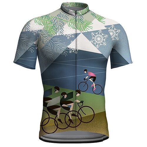 21Grams Per uomo Maglia da ciclismo Manica corta Bicicletta Superiore con 3 tasche posteriori Ciclismo da montagna Cicismo su strada Traspirante Traspirazione umidità Asciugatura rapida Strisce
21Grams Per uomo Maglia da ciclismo Manica corta Bicicletta Superiore con 3 tasche posteriori Ciclismo da montagna Cicismo su strada Traspirante Traspirazione umidità Asciugatura rapida Strisce