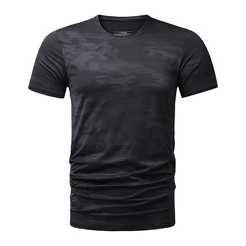 Herre Trekking T-shirt Kortærmet Rund hals T-shirt Udendørs Åndbart Blød Svedreducerende Hurtigtørrende Nylon Spandex Camouflage Sort Hvid Grå Fiskeri Klatring Strand
Herre Trekking T-shirt Kortærmet Rund hals T-shirt Udendørs Åndbart Blød Svedreducerende Hurtigtørrende Nylon Spandex Camouflage Sort Hvid Grå Fiskeri Klatring Strand