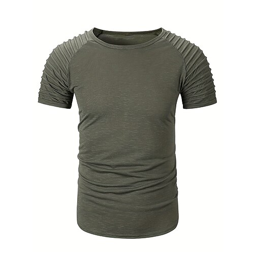 Herre T skjorte T-skjorte عادي Slank plissert Crew-hals Gate Feriereise Kort Erme Klær Mote Designer Grunnleggende
Herre T skjorte T-skjorte عادي Slank plissert Crew-hals Gate Feriereise Kort Erme Klær Mote Designer Grunnleggende