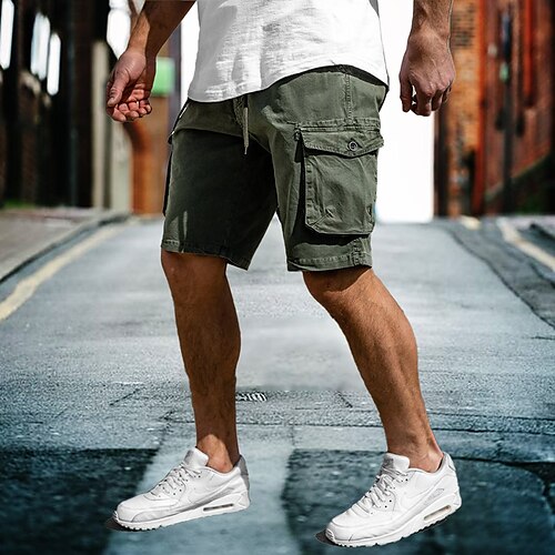 Herren Cargo Shorts Kurze Hosen Shorts Kurze Hosen Sommer-Shorts Kordelzug Elastische Taille Multi Pocket Glatt tragbar Kurz Outdoor Casual Täglich Baumwollmischung Modisch Designer Schwarz Armeegrün
Herren Cargo Shorts Kurze Hosen Shorts Kurze Hosen Sommer-Shorts Kordelzug Elastische Taille Multi Pocket Glatt tragbar Kurz Outdoor Casual Täglich Baumwollmischung Modisch Designer Schwarz Armeegrün