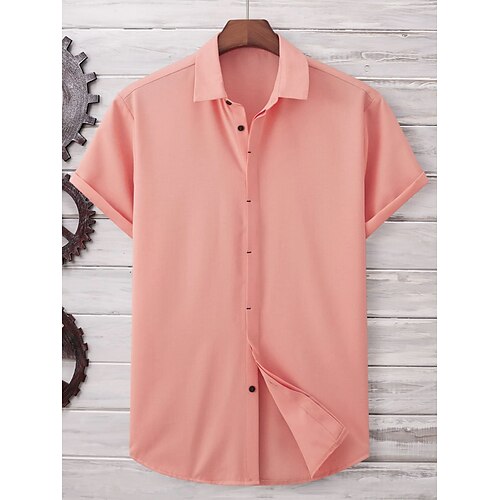 Per uomo Camicia Camicia con bottoni Camicia estiva Maglietta informale Nero Bianco Rosa Blu Blu scuro Manica corta Liscio Bavero Giornaliero Da mare Abbigliamento Di tendenza Informale Comodo
Per uomo Camicia Camicia con bottoni Camicia estiva Maglietta informale Nero Bianco Rosa Blu Blu scuro Manica corta Liscio Bavero Giornaliero Da mare Abbigliamento Di tendenza Informale Comodo
