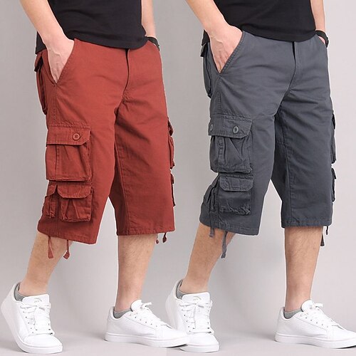 Per uomo Pantaloncini modello cargo Pantaloni modello Capri Maglia da escursione Multi tasca Liscio Comfort Indossabile Informale Giornaliero Per eventi 100% cotone Di tendenza Grande e alto Rosso
Per uomo Pantaloncini modello cargo Pantaloni modello Capri Maglia da escursione Multi tasca Liscio Comfort Indossabile Informale Giornaliero Per eventi 100% cotone Di tendenza Grande e alto Rosso