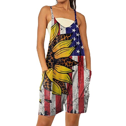 Damen Kurz Jumpsuit Tasche Bedruckt Blumen V Ausschnitt Strassenmode Brautkleider schlicht Täglich Urlaub Regular Fit Ärmellos Gelb Wein Königsblau S M L XL Sommer
Damen Kurz Jumpsuit Tasche Bedruckt Blumen V Ausschnitt Strassenmode Brautkleider schlicht Täglich Urlaub Regular Fit Ärmellos Gelb Wein Königsblau S M L XL Sommer
