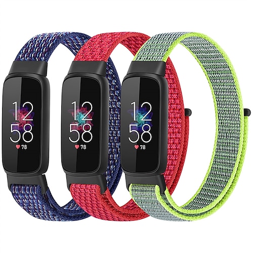 3 pacotes Pulseira de Smartwatch Compatível com Fitbit Luxe Náilon Relógio inteligente Alça Ajustável Respirável Mulheres Homens Loop Solo Substituição Pulseira
3 pacotes Pulseira de Smartwatch Compatível com Fitbit Luxe Náilon Relógio inteligente Alça Ajustável Respirável Mulheres Homens Loop Solo Substituição Pulseira