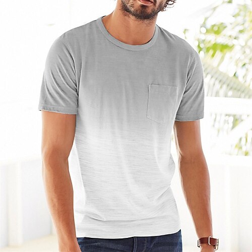 Per uomo maglietta T-shirt Gradiente Girocollo Strada Da mare Maniche corte Abbigliamento Di tendenza Originale Essenziale
Per uomo maglietta T-shirt Gradiente Girocollo Strada Da mare Maniche corte Abbigliamento Di tendenza Originale Essenziale
