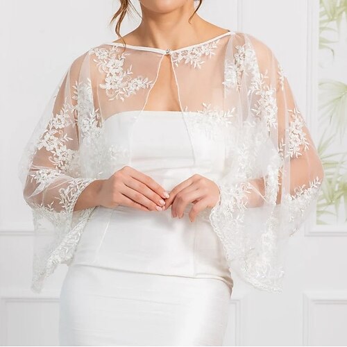 Xales Estolas Femininas Elegante Romântico Sem Manga Renda Estolas de Casamento Com Flor Para Festa Primavera Verão
Xales Estolas Femininas Elegante Romântico Sem Manga Renda Estolas de Casamento Com Flor Para Festa Primavera Verão
