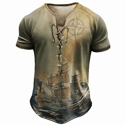 Per uomo maglietta Pop art Nave Colletto alla coreana Abbigliamento Stampa 3D Giornaliero Sport Manica corta Lacci Stampa Di tendenza Originale Vintage
Per uomo maglietta Pop art Nave Colletto alla coreana Abbigliamento Stampa 3D Giornaliero Sport Manica corta Lacci Stampa Di tendenza Originale Vintage