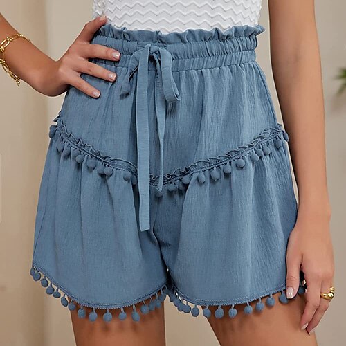 Dame Shorts Gynge Imiteret Hør Sort Blå Orange Mode Afslappet / Hverdag Bredt Bukseben Korte Komfort Vanlig S M L XL 2XL
Dame Shorts Gynge Imiteret Hør Sort Blå Orange Mode Afslappet / Hverdag Bredt Bukseben Korte Komfort Vanlig S M L XL 2XL