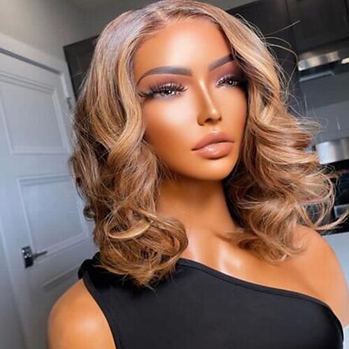 Capelli vergini non trattati 13x4 Pizzo Frontale Parrucca Bob corto Brasiliano Ondulato Multicolore Parrucca 130% 150% Densità dei capelli con i capelli del bambino Capelli evidenziati / balayage
Capelli vergini non trattati 13x4 Pizzo Frontale Parrucca Bob corto Brasiliano Ondulato Multicolore Parrucca 130% 150% Densità dei capelli con i capelli del bambino Capelli evidenziati / balayage